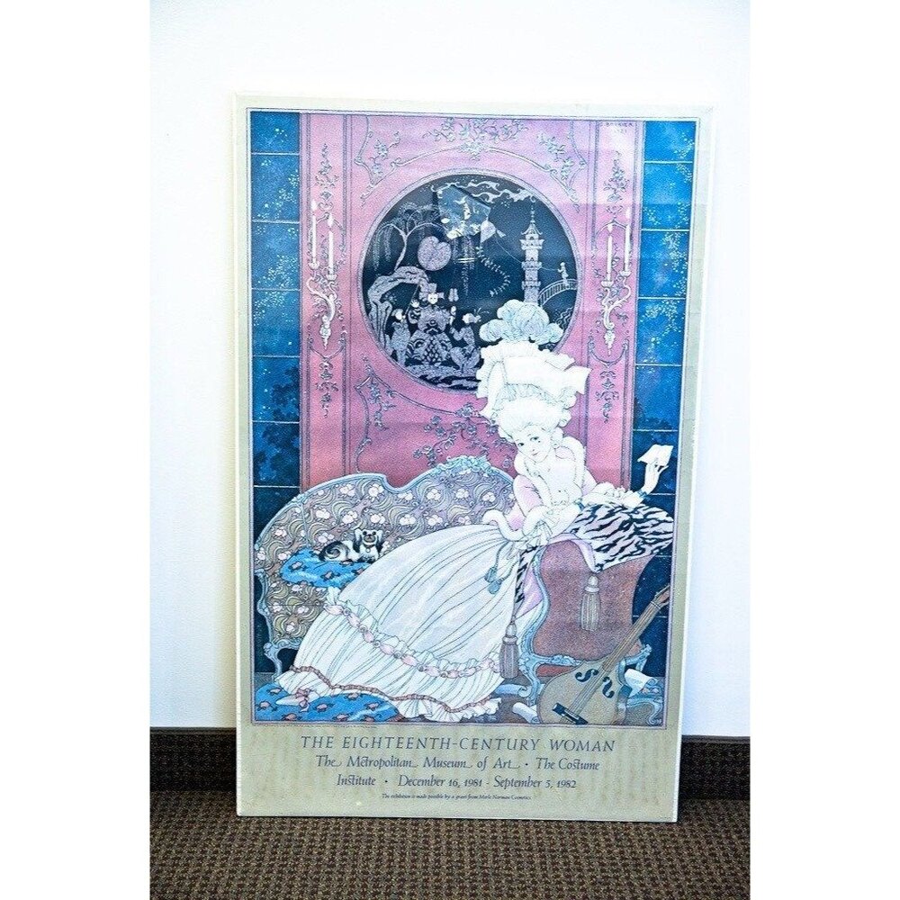 Vintage Poster The Eighteenth Century Woman Poster The Letter George Barbier